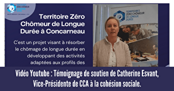 Catherine Esvant, maire de Melgven référente TZCLD-Concarneau