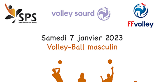 Volley Sourd Masculin : 2è journée de championnat de France à Paris !