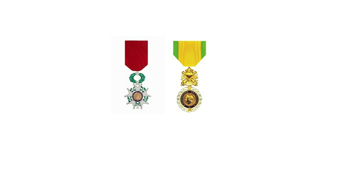Légion d'honneur et Médaille militaire à la 274e Section