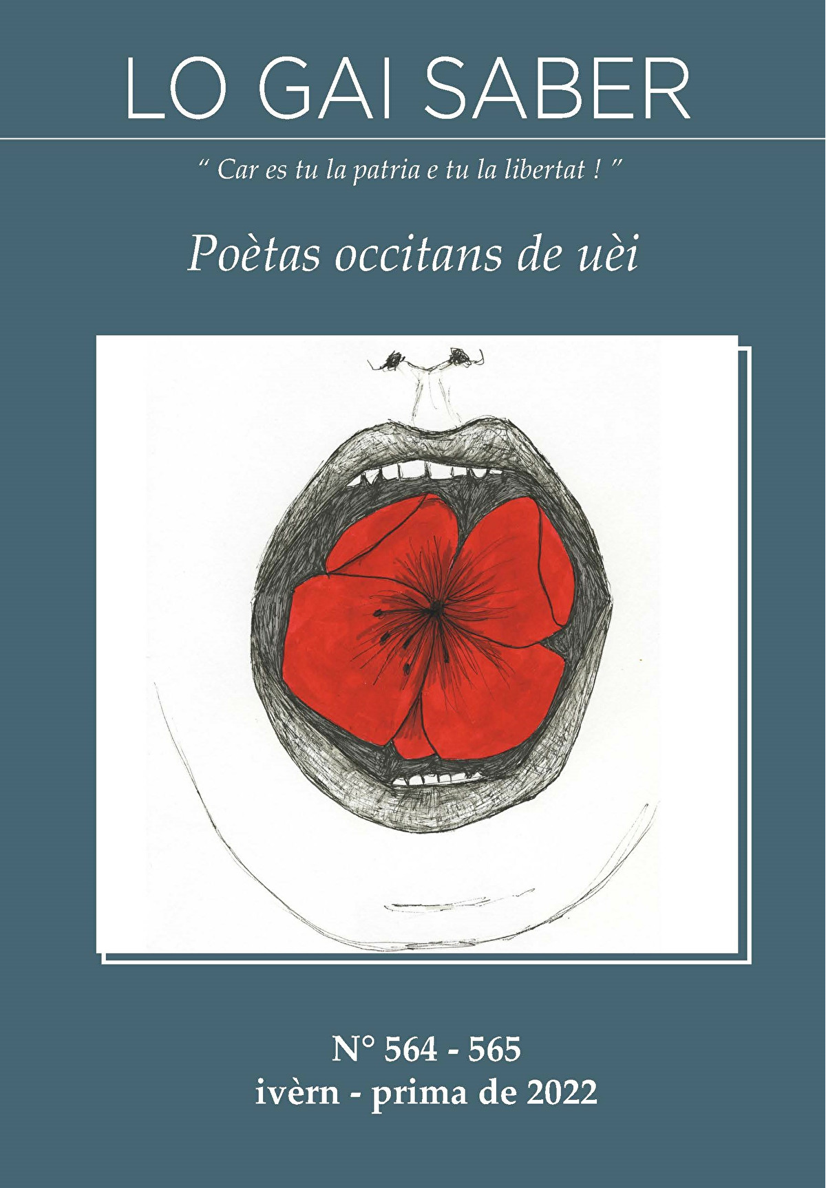 Couverture de Lo Gai Saber n° 564-565 - Poètas occitans de uèi (D)