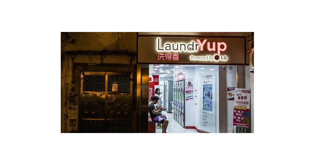 Les Hongkongais vivent dans leur laverie automatique