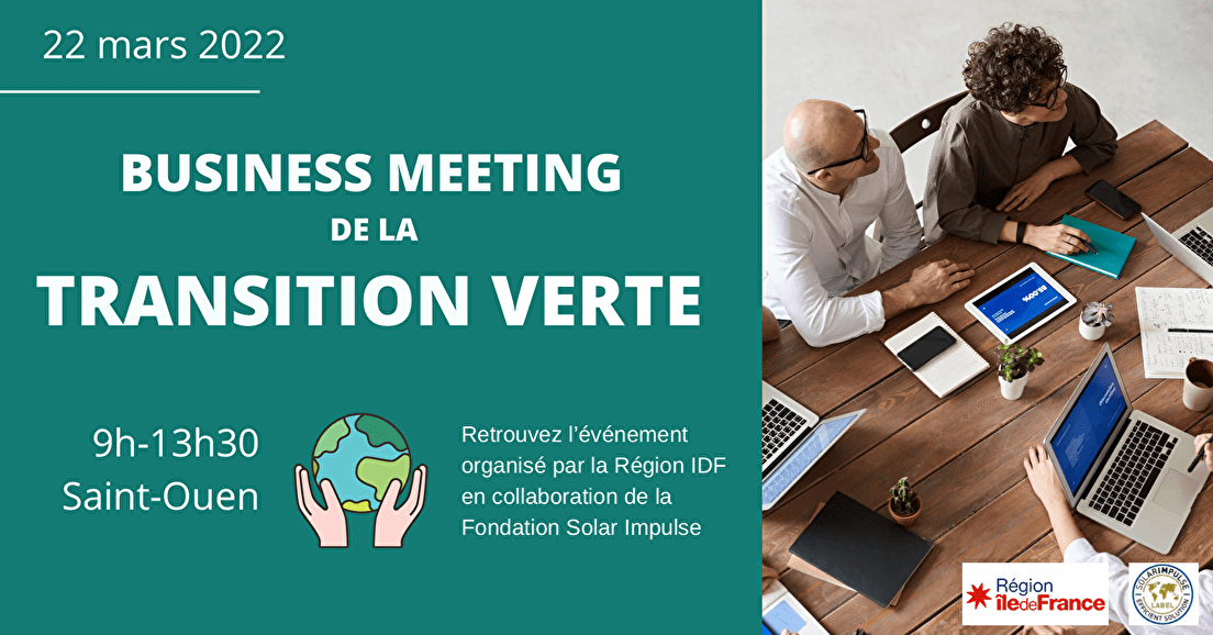 LE BUSINESS MEETING DE LA TRANSITION VERTE REVIENT EN 2023