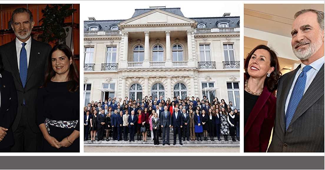 Socias del Club de Ejecutivas con el Rey con motivo de su visita a la OCDE