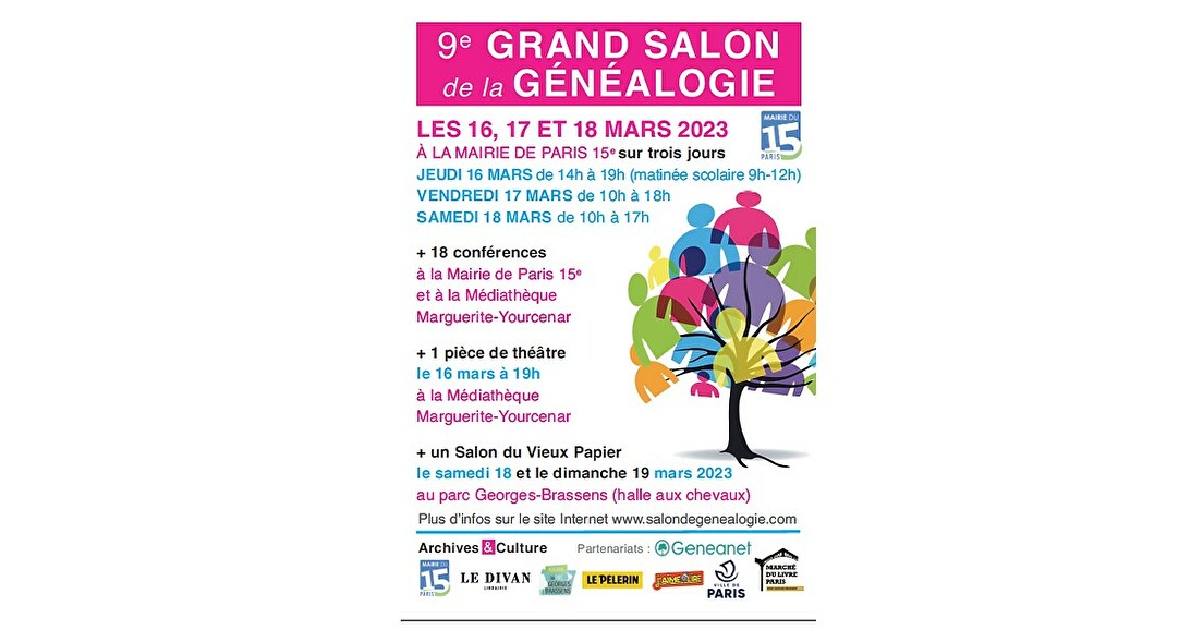 Salon de généalogie - Paris 15