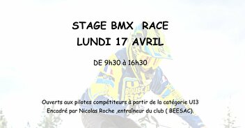 Stage BMX LUNDI 17 AVRIL 2023