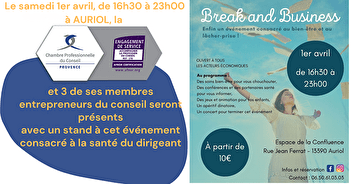 Venez rencontrer la CPC Provence et 3 de ses membres à Break & Business