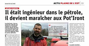 Presse - "Il était ingénieur [...]", Le Progrès (25 mars 2023)