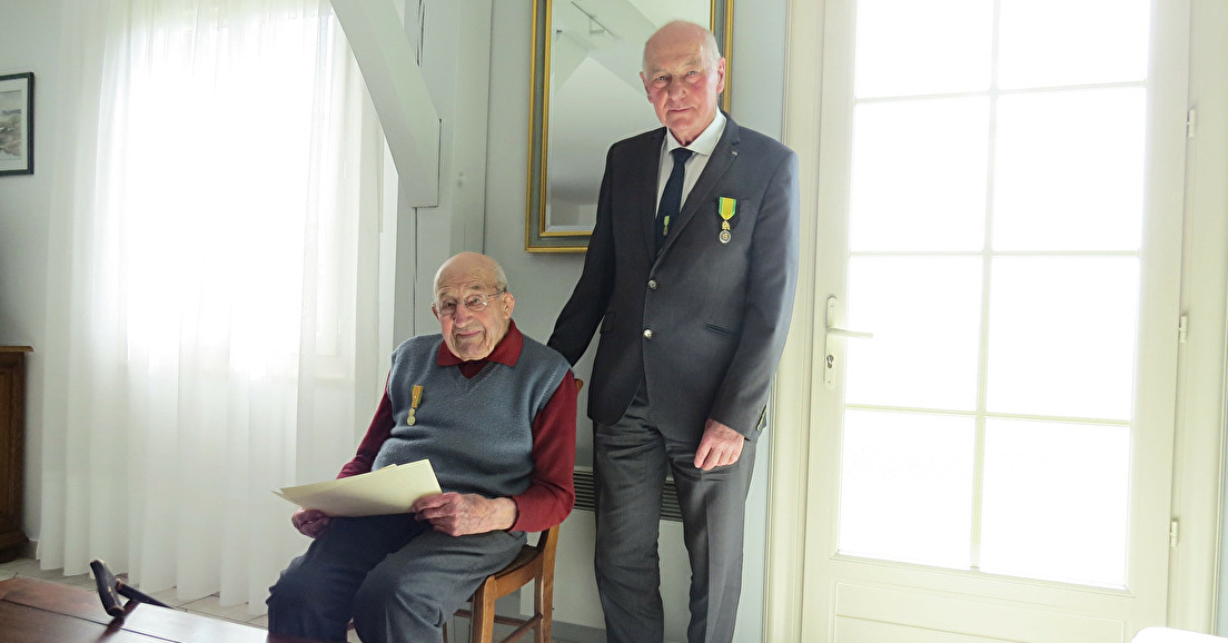 Un landais, adhérent de la SNEMM, honoré pour son centième anniversaire