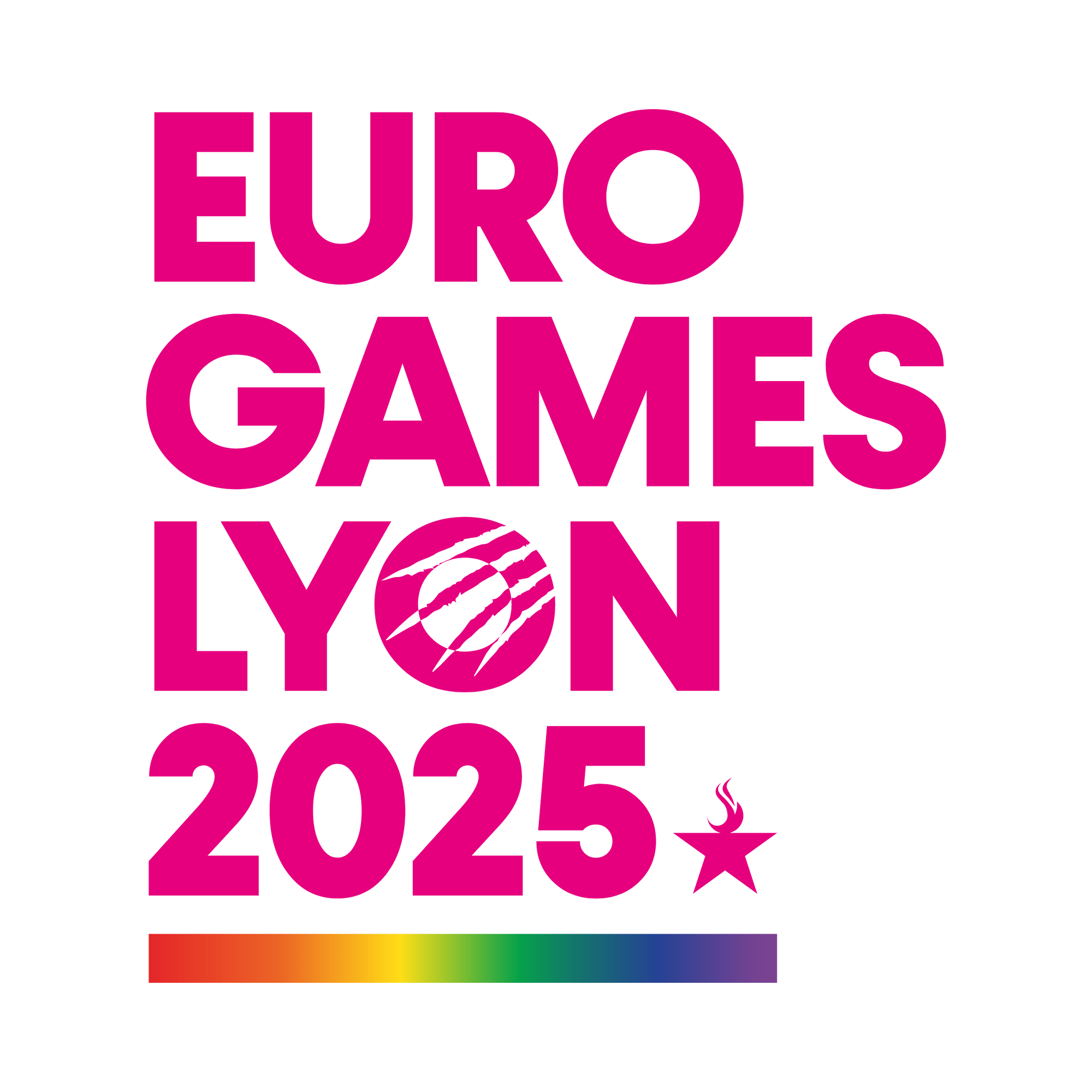 Logo EuroGames 2025 Lyon