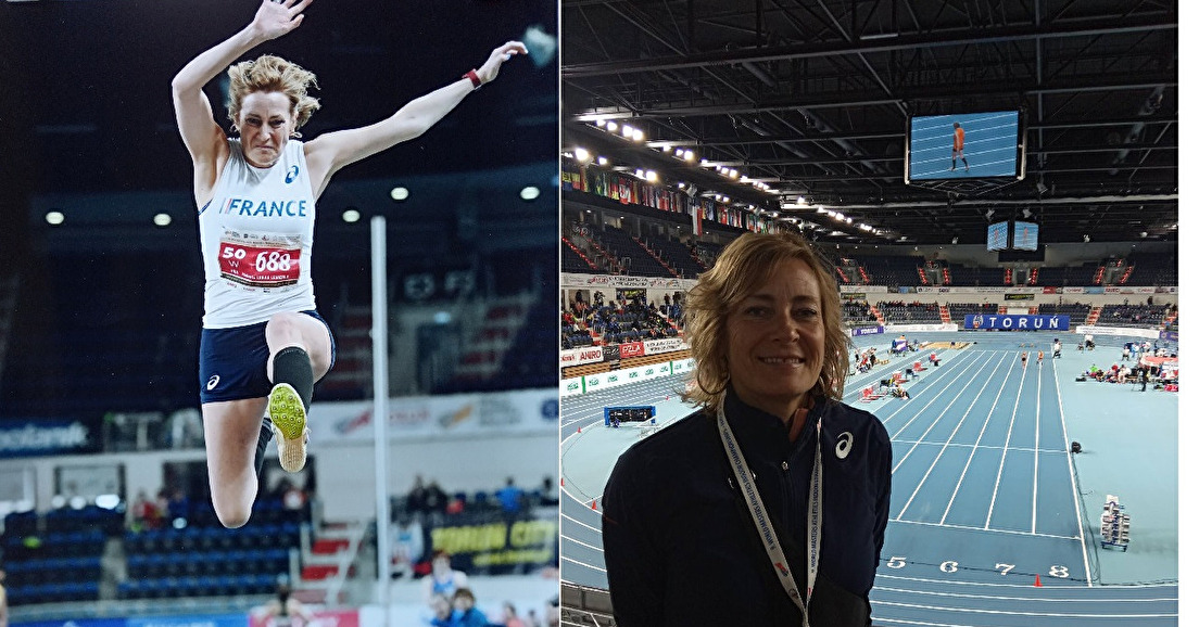 Mondiaux Athlétisme Isabelle LEBAS-LEMERLE (SNAC STSEB) 4ème/saut longueur