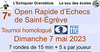 Tournois Saint-Egrève 2023 - Résultats