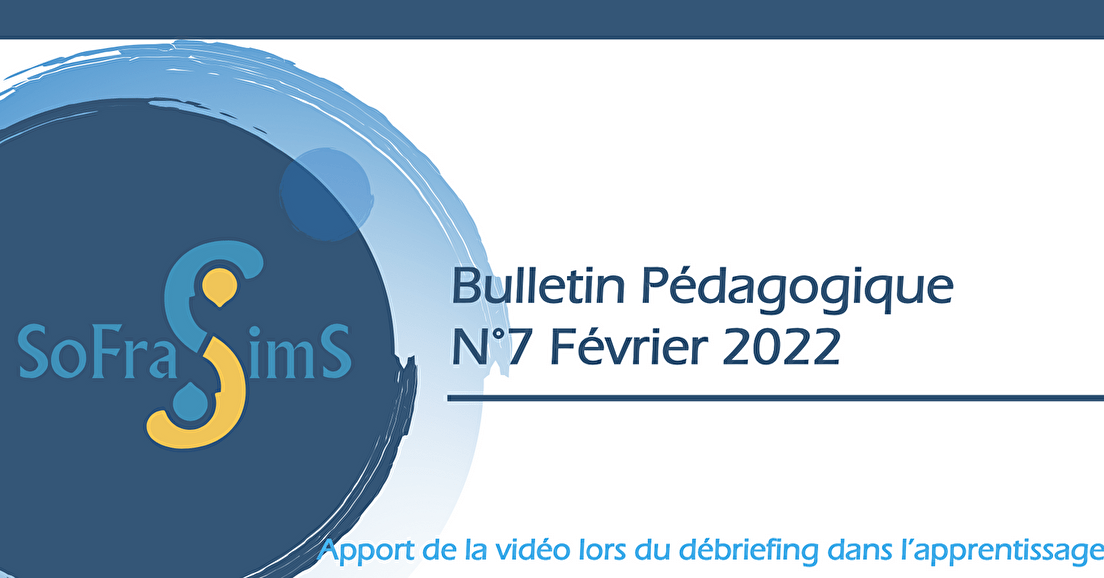 Bulletin pédagogique n° 7 – février 2022 – Apport de la vidéo lors ...