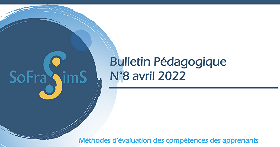 Bulletin pédagogique n° 8 – avril 2022 – Méthodes d’évaluation ...