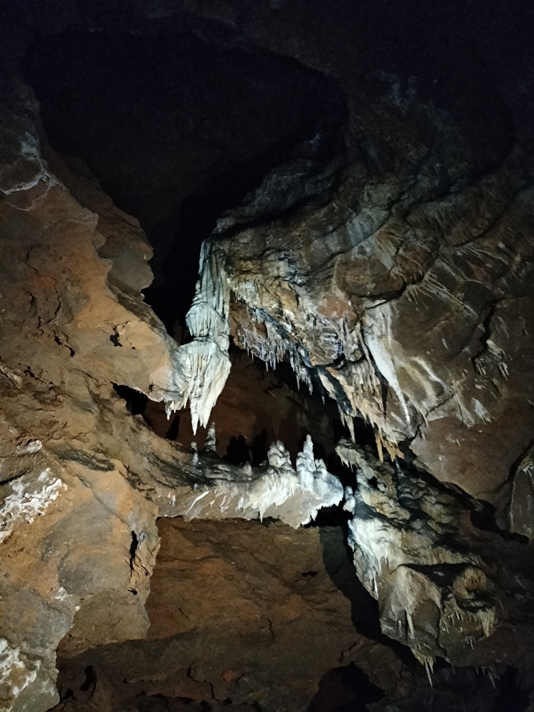USF Spéléologie, concrétions, grotte de Trabuc, Mialet, Gard
