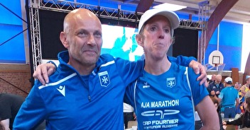 Sandrine et Stéphane aux championnats de France des 100km