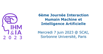 Invitation à Journée IHM et IA - Mercredi 7 juin @ SCAI Paris