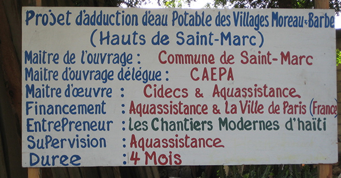 Haïti (Hauts de St. Marc) - Un projet semé d’embûches