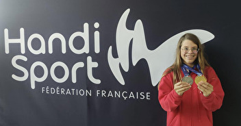 Championne de France - Natation Handisport