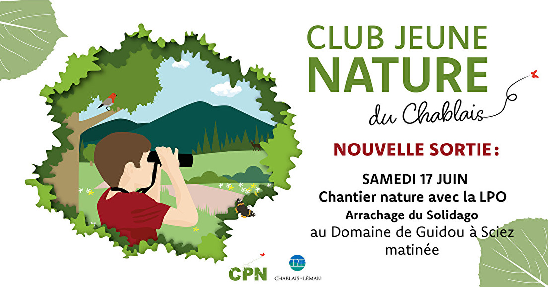 Sortie Club jeune CPN : Chantier nature samedi 17 juin