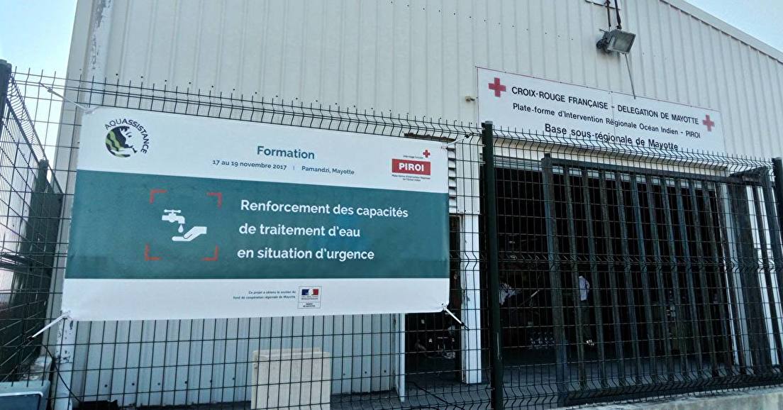 Mayotte - Formation des équipes de la Croix Rouge Française PIROI