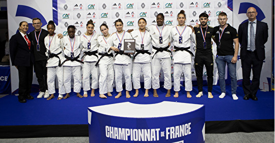 Les juniors filles 2es et les cadettes 5es des France par équipes (06-2023)