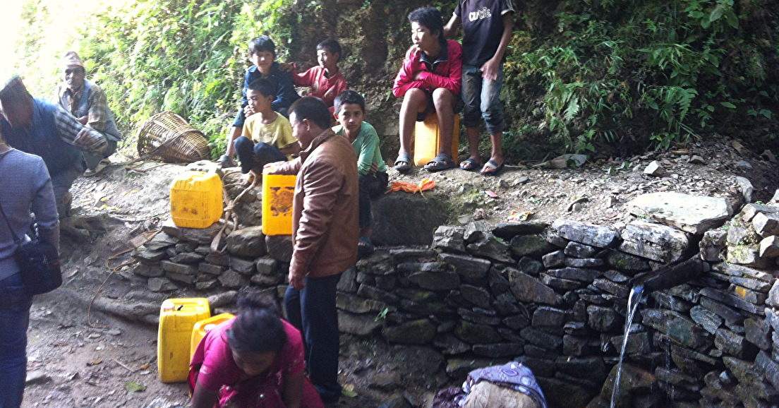 Népal (Chapakhori) - Le projet d'adduction d'eau sur de bons rails