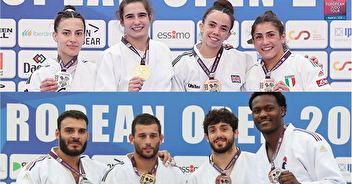 LEMIRE et IDDIR médaillés à l'Open de Madrid (06-2023)
