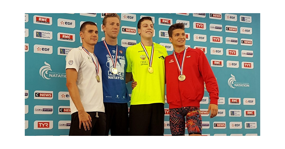 Samy Helmbacher, champion de France Elite du 400m 4 nages