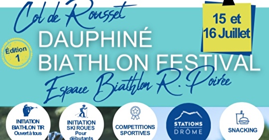 15 et 16 juillet Dauphiné Biathlon Festival