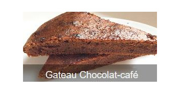 Gâteau au chocolat/ café Sabine