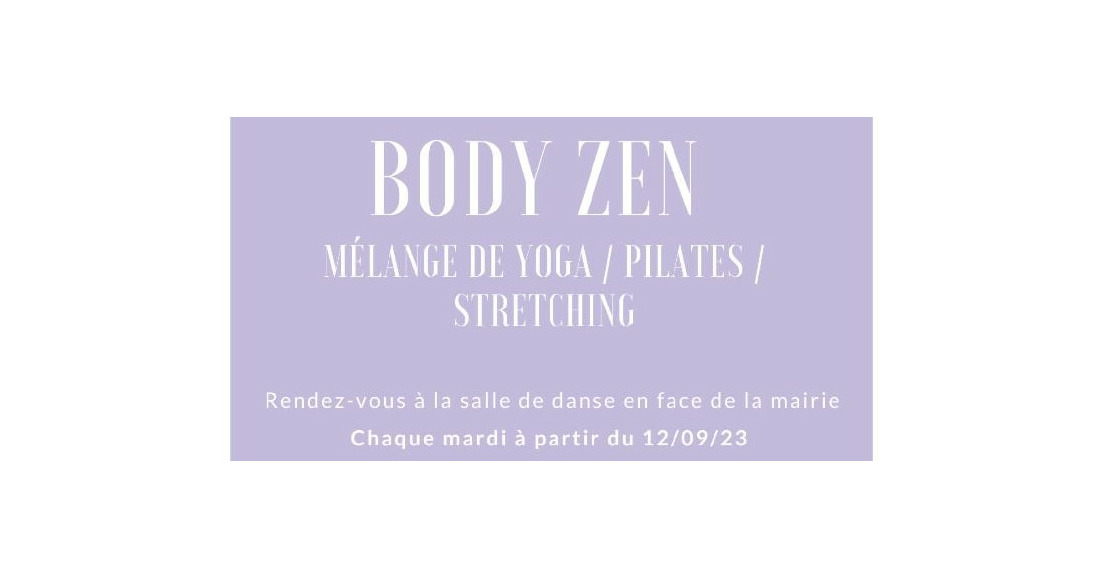 Body Zen - Nouveauté 2023/2024