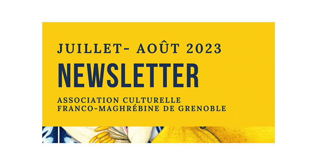 Newsletter de Juillet-Août 2023