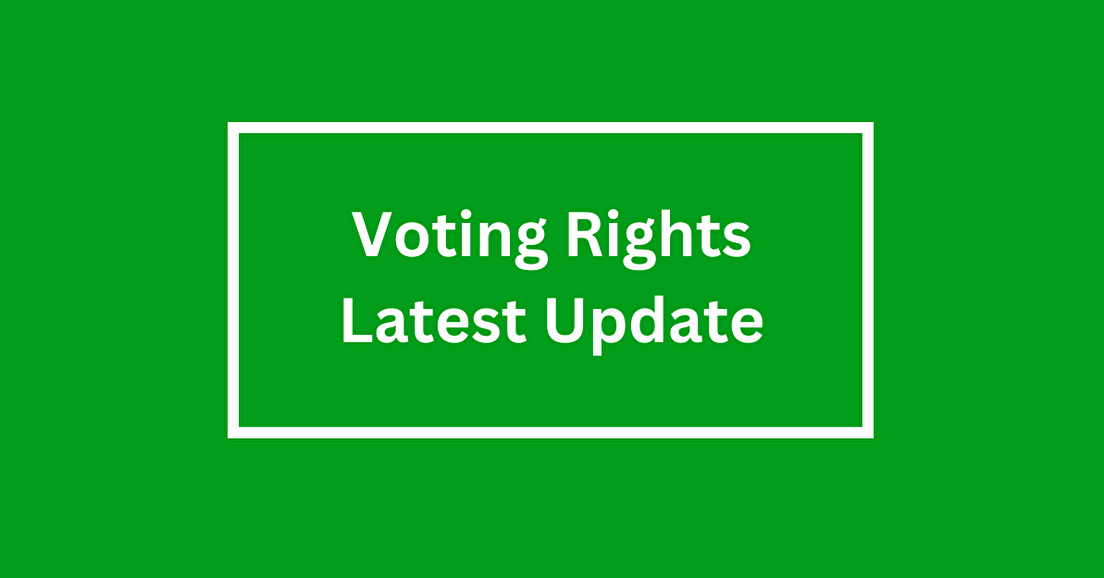 Voting rights update