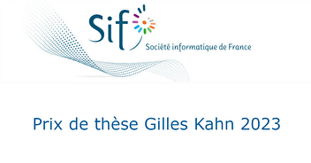 Appel à candidatures - Prix de thèse SIF - Gilles Kahn