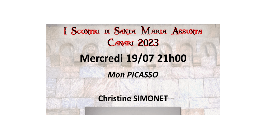 Conférence de Christine Simonet : "Mon Picasso"