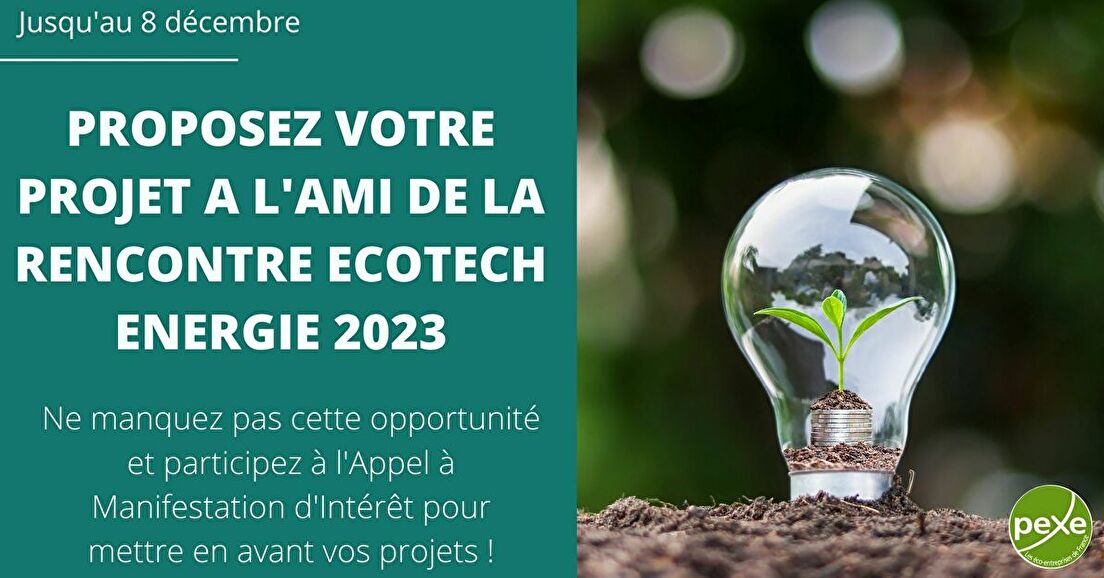 AMI Rencontre Energie 2023 : Participez et présentez vos projets.