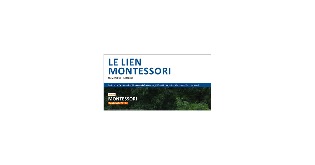 Publication du LIEN Montessori - Juin 2018