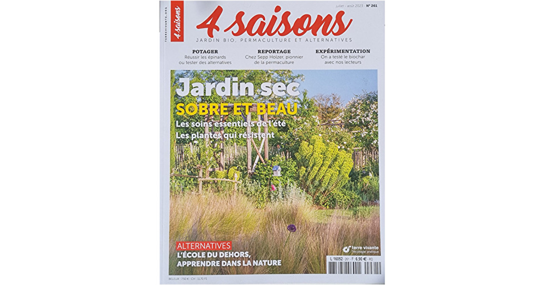 Nouveau à l'emprunt : le magazine des 4 saisons "Jardin sec, sobre et beau"