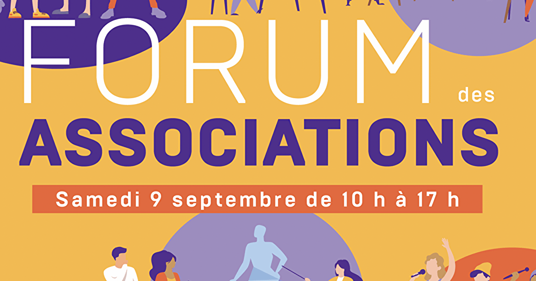Forum des associations - Samedi 9 septembre. Venez nous rencontrer !!