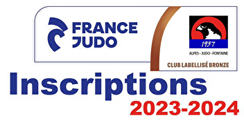 INSCRIPTIONS JUDO ET TAÏSO 2023-2024