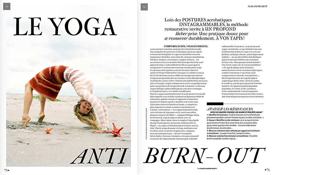 Revue de presse : "On a testé le yoga anti burn-out"
