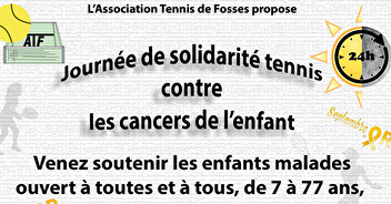 Journée de solidarité tennis à Fosses (95)
