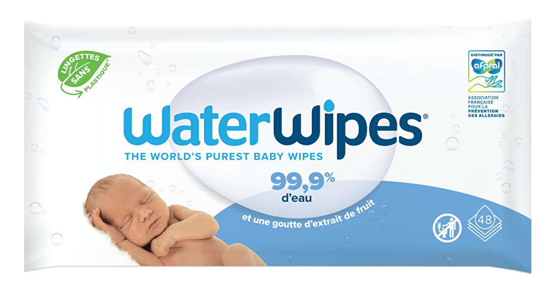WATERWIPES Lingettes pour bébé