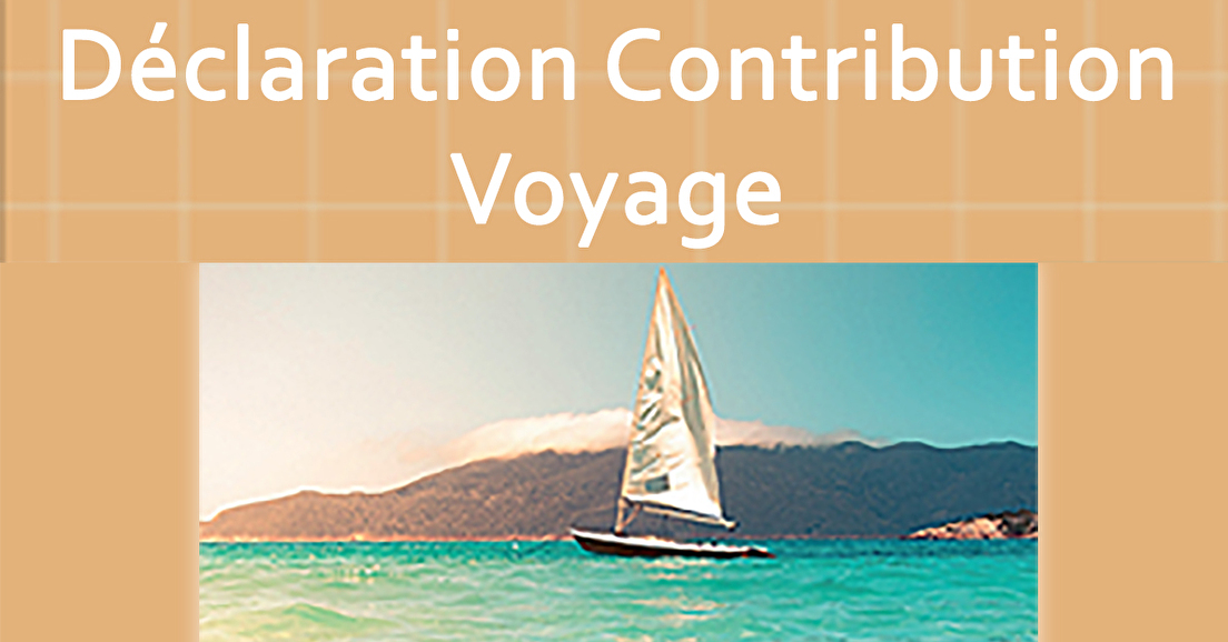 FORUM Formulaire Déclaration Contribution Voyage