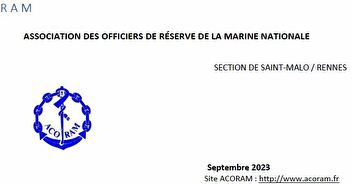 Rennes Saint-Malo : bulletin de section - septembre 2023