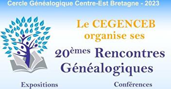 Le Centre Généalogique Centre-Est Bretagne fête ses 20 ans !