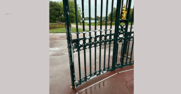 Les grilles d'entrée du parc de la Tête d'Or se dégradent !