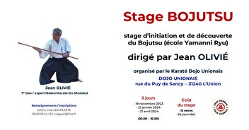 BOJUTSU - stage d'initiation & de découverte (19 novembre)