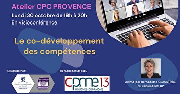 Atelier CPC du 30 octobre à 18h : Le co-développement des compétences
