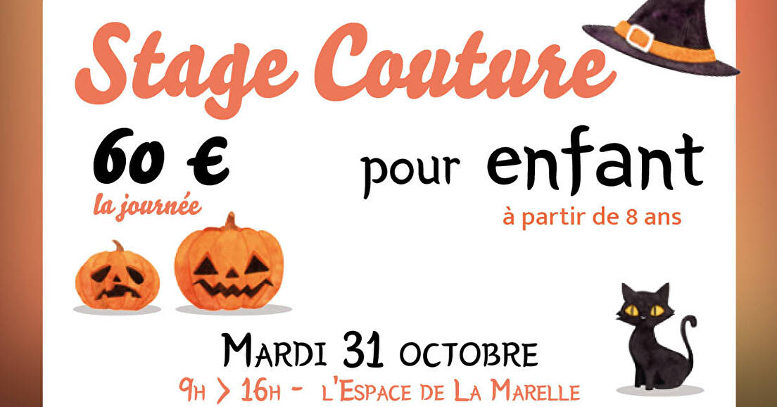 Stage couture enfant - 25 avril